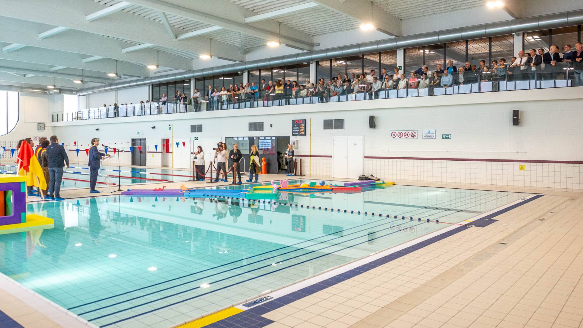 Inauguration de la piscine d&rsquo;Outremeuse